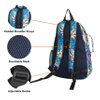 Plant Leaves Print Outdoor Bag Portable Tennis Backpack Versatile Student Bag