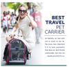 Travel Dog Carrier Wheels Pet Bag Portable Carry Puppy Rolling Bag