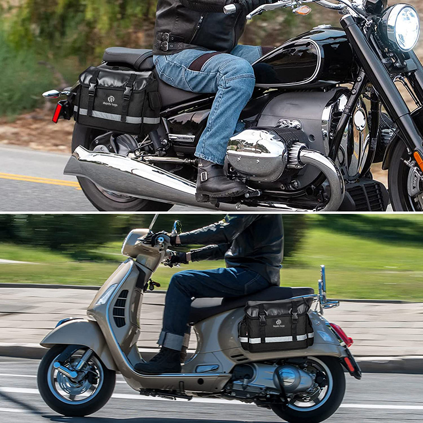 Motorcycle Saddle Middle-Sized Motorcycle Side Saddlebags Scooter Panniers motorcycle Bags