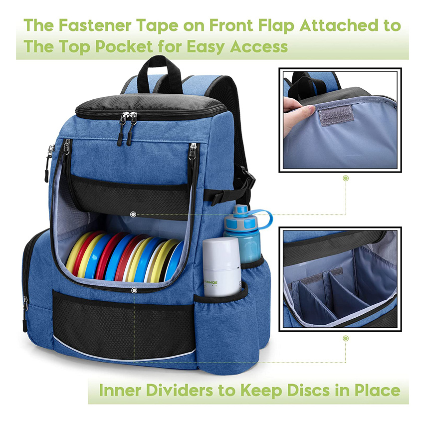 Multi-Function Disc Golf Bag Professional Frisbee Bag Tear Resistance Pet Toy Bag