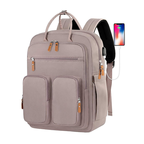 Baby Diaper Bag Backpack Nappy Baby Bags Large Capacity Waterproof Bag with USB Charging Port