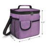 Durable Insulated Lunch Bag Leakproof Thermal Reusable Lunch Box Cooler Tote Bag