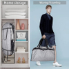 Closet Storage Hanging Clothes Carry on Moving Bags for Suit Travel Cover Garment Bag
