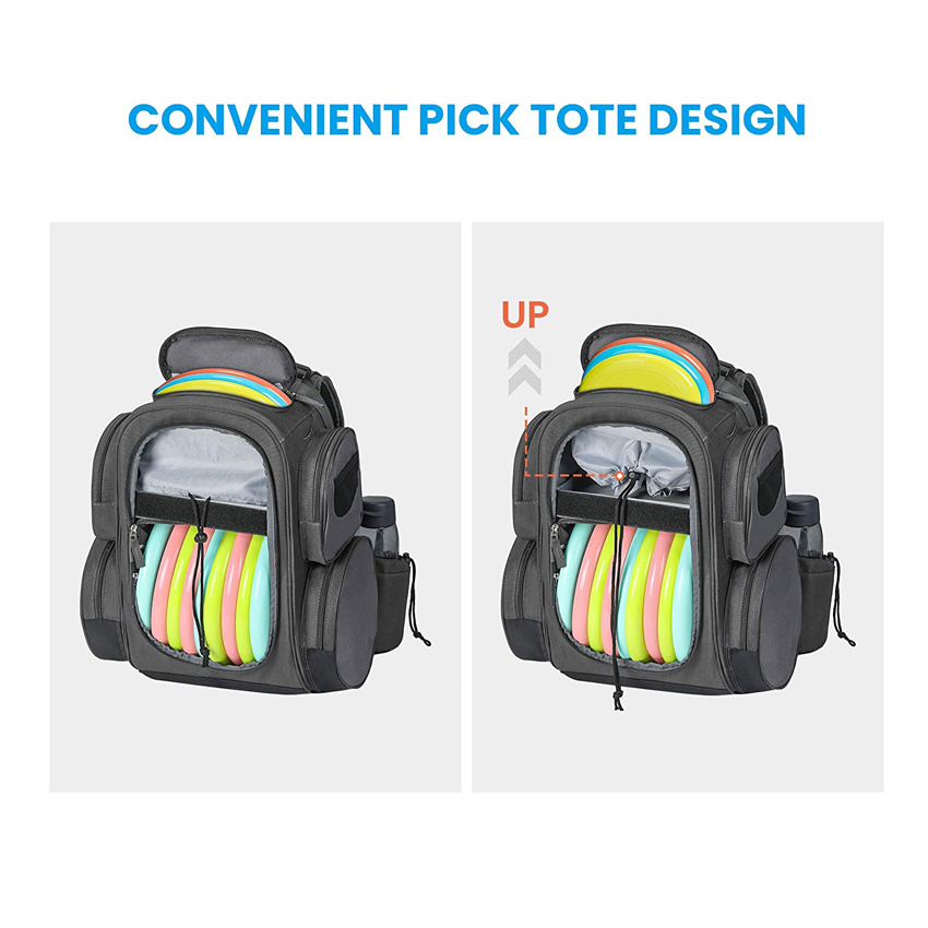 Wholesale Disc Golf Bag Lightweight Frisbee Golf Bag Casual Durable Disc Golf Backpack