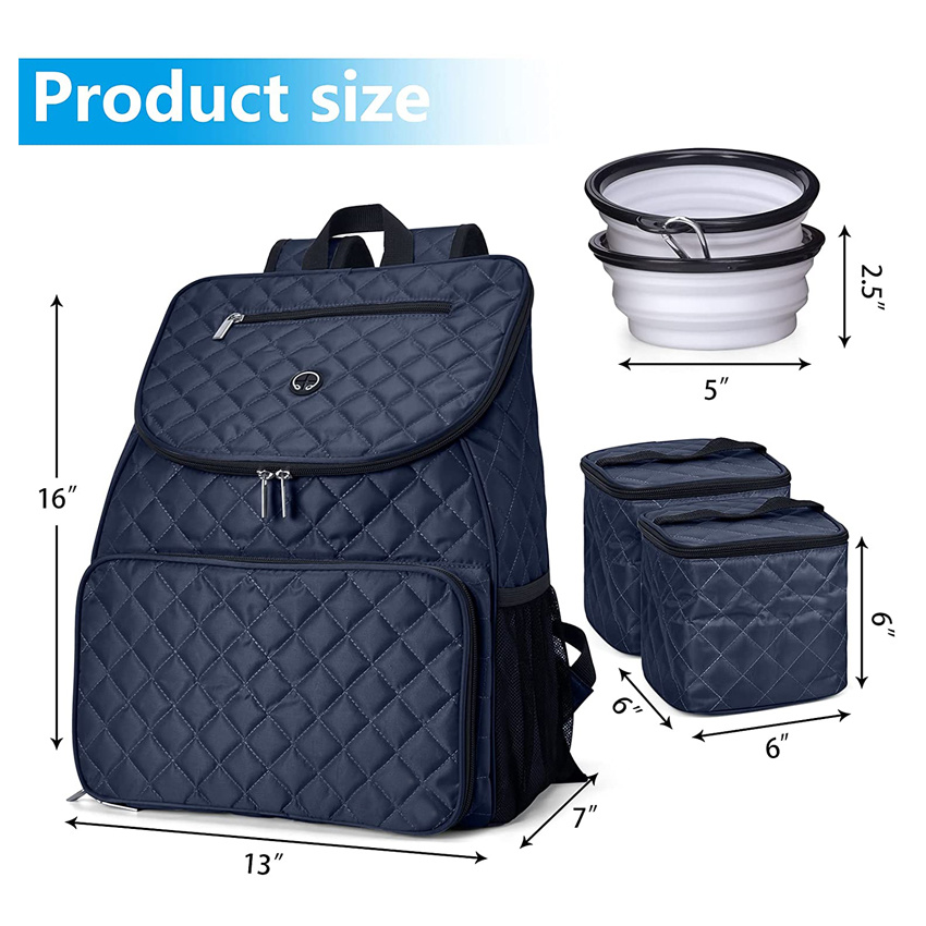 Foldable Pet Travel Products Bag Cat Dog Toy Snack Backpack