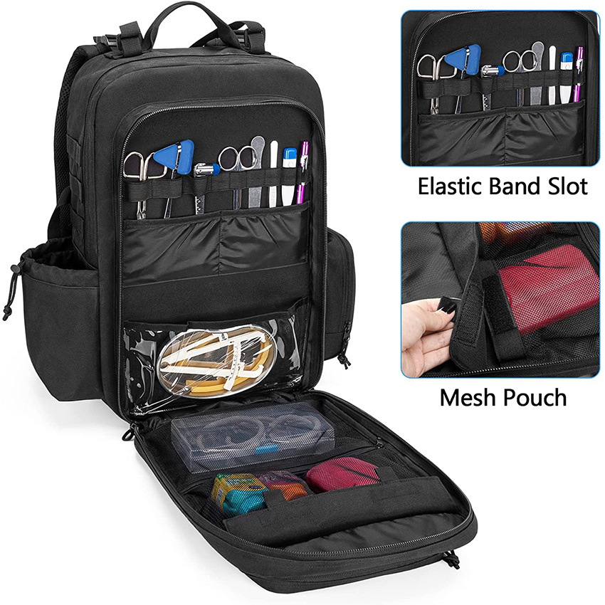 Medical Tactical Backpack Medical Supplies Bag First Aid Rucksack with Top Y-Strap for Hiking Trekking Hunting Camping