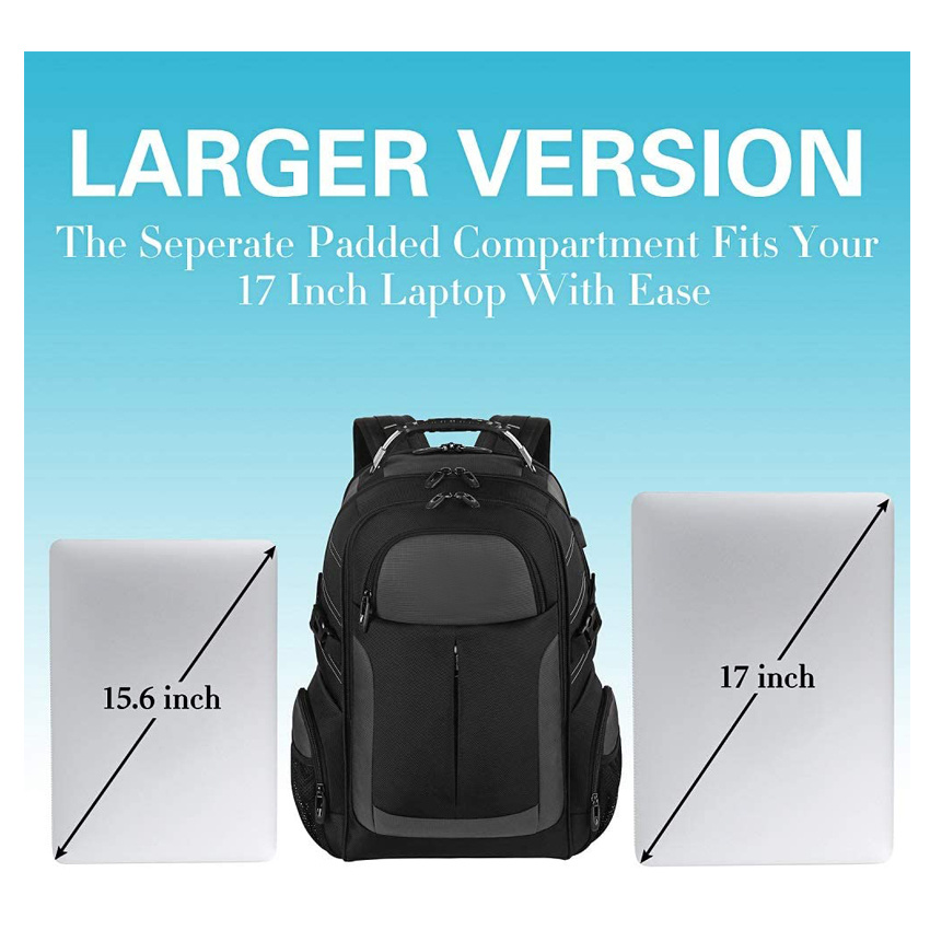 Extra Large Business Computer Bag Durable Travel College School Laptop Backpack