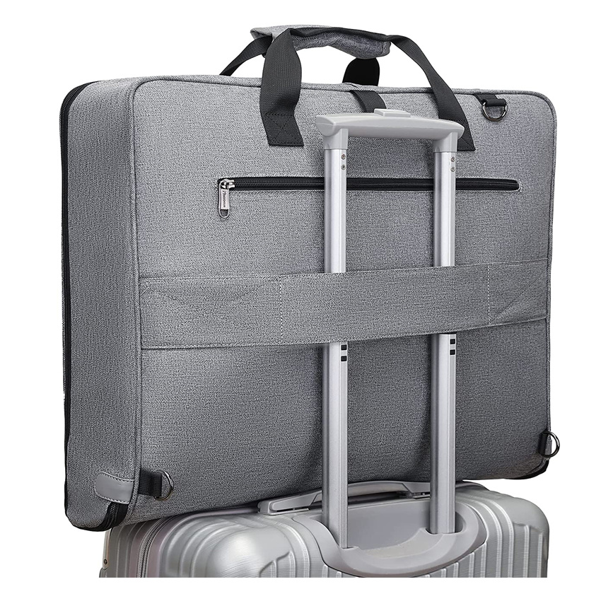 Business Travel Carry on Bag Hanging Suitcase Suit Luggage Garment Bag with Shoulder Strap