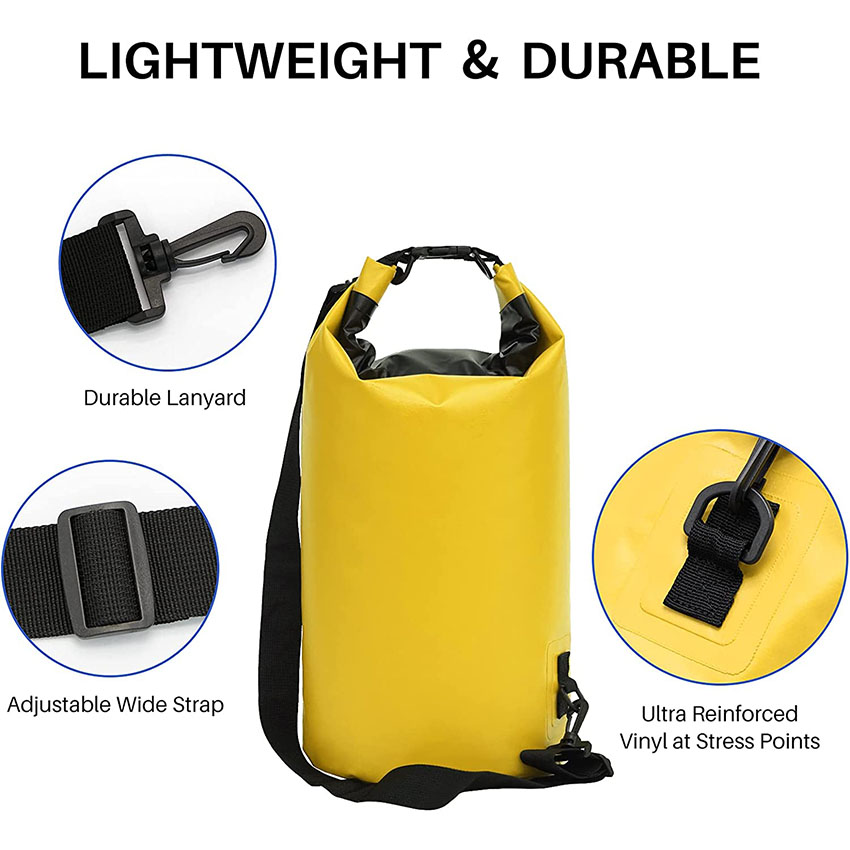 Multi-function Waterproof Floating Backpack Lightweight Roll Top Storage Bag RJ228380