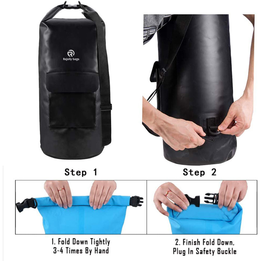 Large Roll Top Lightweight Waterproof Dry Backpack Durable Floating Bag RJ228382