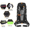 Internal Frame Hiking Backpack 40/50/60/65/80L, Mountain Climbing Camping Backpack Daypack Waterproof Rain Cover Backpack
