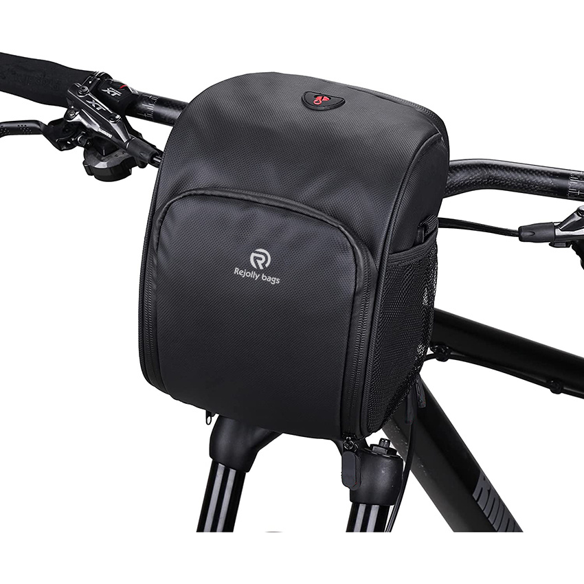 Waterproof Bicycle Front Tube Bag with Shoulder Strap Raincover for Mountain Bike Bag