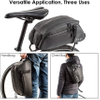 Bike Reflective Water Resistant Bicycle Saddle Panniers Trunk Storage Bag Cycling Back Seat Cargo Carrier Pouch