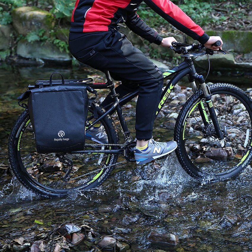 Bicycle Panniers Excellent Waterproof and Air-Proof Rack Trunks Rear Seat Carrier Pack Bicycle Bag