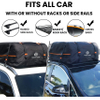 15 to 20 Cubic Expandable Rooftop Cargo Carrier Waterproof Car Top Carrier Soft-Shell Travel Storage Top Carrier Luggage Fits All Vehicle with/ Without Rack Bag