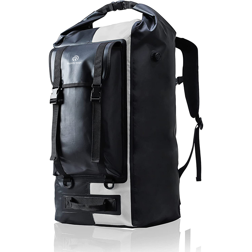 Extra Large Waterproof Backpack Gear for Men Women Roll Top Dry Bags Duffel for Kayaking Hiking Travel Camping Bag