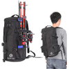 Large Capacity Polyester Fishing Bags Backpack with Rod Holder, Multifunctional Fishing Gear Bag