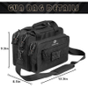 Military Style Gun Bag Range Bag Pistol Case Gun Case Magazine Lockable Double Layer Explosion Proof Zipper Pair Pistol Soft Carrying Bag