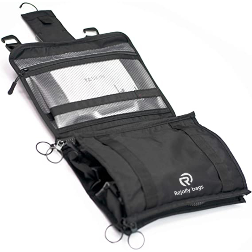 3-in-1 Toiletry Bag Built-in 4 Suction Cups, Water Resistant Toiletry Bag