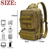 Storage Outdoor Shoulder Backpack, Water-Resistant Fishing Gear Bags with Rod Holder Fishing Gear Bag