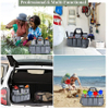 900d Heavy Duty Garden Storage Bag with Organizer and Pockets & Handlelong Adjustable Shoulder Strap Tool Bag