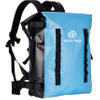 Waterproof TPU Backpack 24L Roll-Top with Rod Holder for Fishing, Hiking, Camping, Kayaking, Rafting Dry Backpack