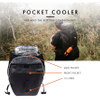 Packs Bags with Modular Cooler Bag Included - Water Repellent- Perfect Hiking Travel Backpack