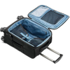 Travel Softside Expandable Luggage with Spinner Wheels, Black, Carry-on 21-Inch Rolling Bag