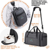 Foldable Weekender Carry on Duffle Luggage with Shoe Compartment Wear for Outdoor Travel Bag