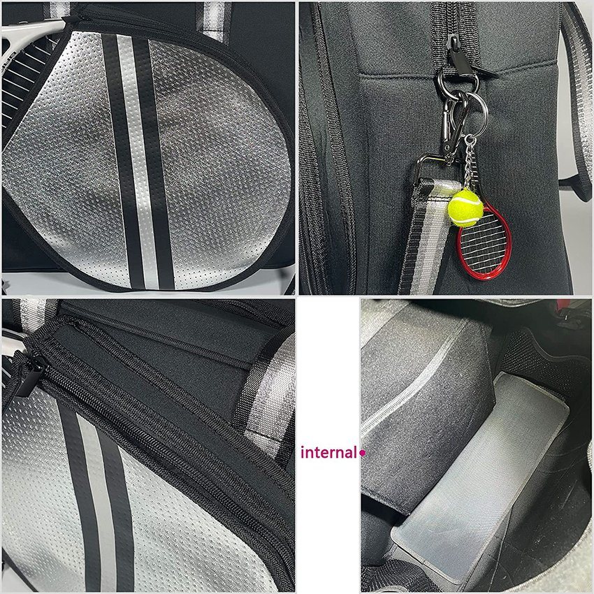 Tennis Sports Bag for Men&Women Waterproof Neoprene Beach Soft High Capacity Shoulder Fashion Messenger Bag