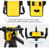 Bike Handlebar Bag Waterproof Bicycle Front Bag E-Scooter Basket Bag for Cycling Commuting with Shoulder Strap Bicycle Bag
