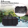 Fishing Tackle Bag with 4 Trays Large Water-Resistant Fishing Tray Bags Outdoor Fishing Tackle Storage Bag with 3600 or 3700 Tackle Boxes Fishing Rod Bag