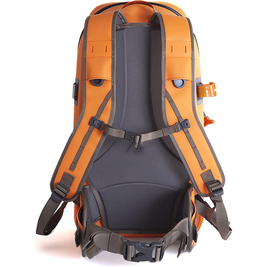 Submersible Fly Fishing Heavy Duty Waterproof Roll-Top Dry Bag Backpack for Kayaking Rafting