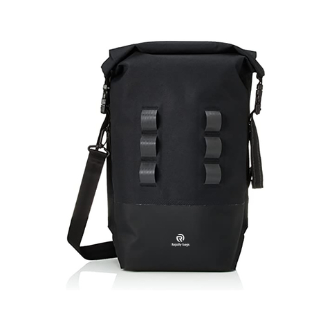 Pannier 2.0 13" Laptop Bicycle Bag Waterproof Rolltop 17 Liter Rolled- 21 Liter Unrolled