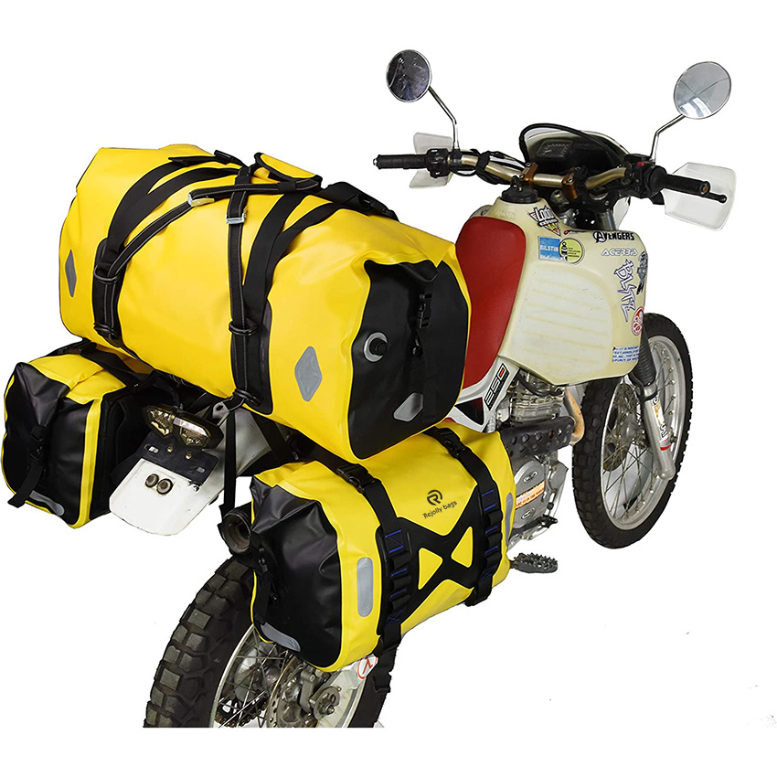 Waterproof Bag Motorcycle Saddlebag 50L Tank Bag Motor Side Bag