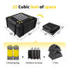 Car Roof Bag Waterproof Rooftop Cargo Carrier Pack with Anti-Slip Mat and 6 Heavy-Duty Straps Suitable for All Vehicle