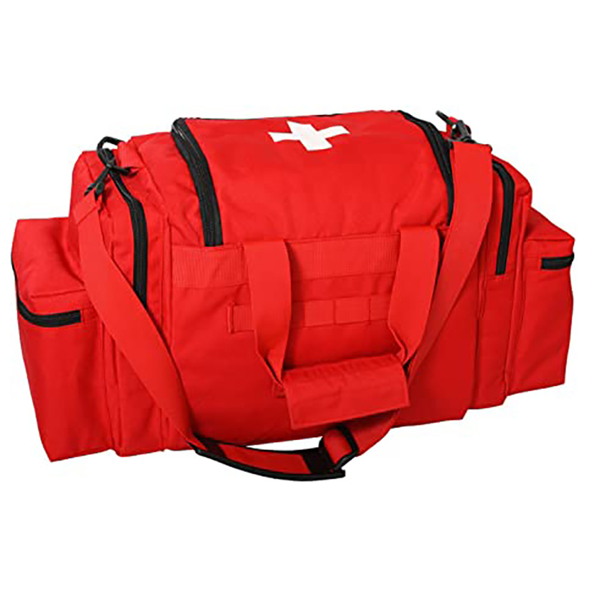 First Aid Trauma Jump Bag Empty for First Responder Nurse Medical Duffle Carry on Emergency Ambulance Treatment Equipment Storage