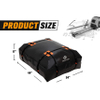 Car Roof Bag Cargo Carrier - Waterproof Rooftop Bag, Travel Storage Luggage Bag Soft-Shell Fits All Cars, Vans & SUV for All Vehicle with/ Without Rack Bag