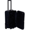 High Quality 2 Pieces Rockland Fashion Softside Black Upright Luggage Set