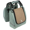 Nylon Bicycle Bike Pannier Insulated Lunch Bag Cooler Box 2 Compartment