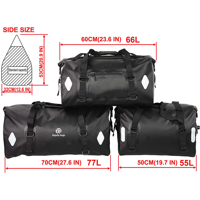 Waterproof Motorcycle Dry Duffel Bag for Travel Motorcycling Cycling Hiking Camping