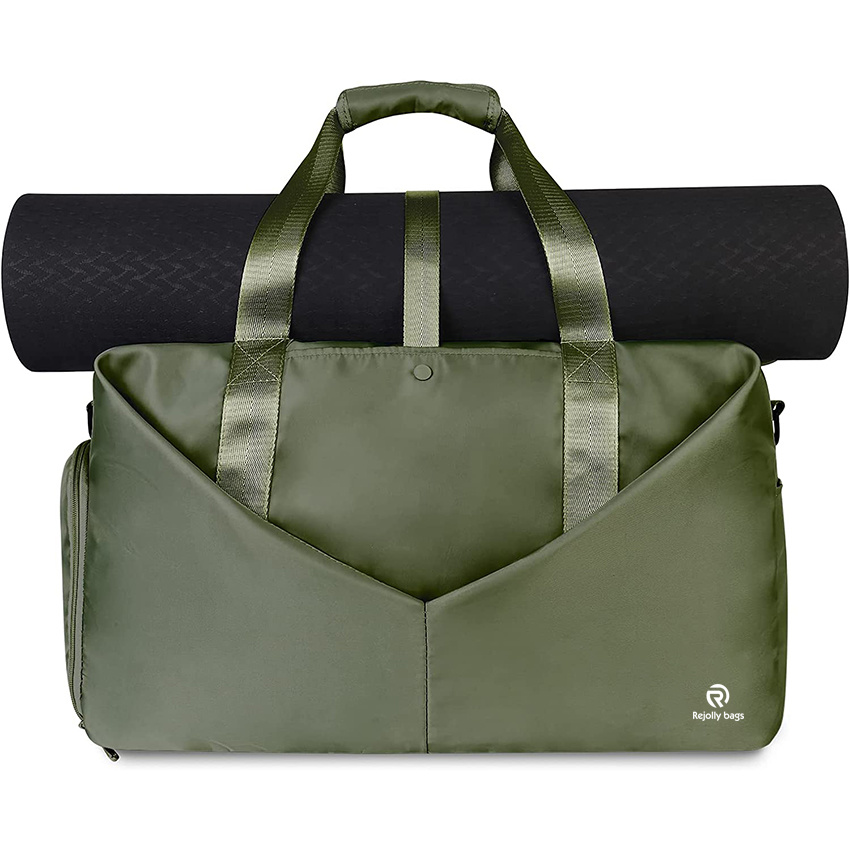 Gym Duffel Bag with Wet Pocket Shoes Compartment Portable Overnight Weekender Bag Travel Bag Yoga Bag for Women