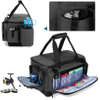 Waterproof Fishing Tackle Storage Bag with Non-Slip Base for Saltwater or Freshwater Fishing Rod Bags