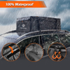Rooftop Cargo Carrier 15 Cubic Feet Car Roof Bag Waterproof Roof Cargo Bag for All Cars (Side Rails/Cross Bars/with Rack) with Storage Bag