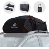 15 Cubic Rooftop Top Cargo Carrier Bag Waterproof for All Cars with/Without Rack, Includes 4 Reinforced Straps and Luggage Lock for All Vehicles Bag