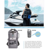 Waterproof Floating Dry Sack Backpack with Protective Pockets for Kayaking, Fishing Bag