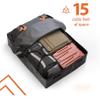 Durable Roof Top Waterproof Cargo Bag Zone Tech Classic Black 15 Cubic Feet Premium Quality Universal Waterproof Fold-Able Leak Proof Traveling Roof Top Car Bag