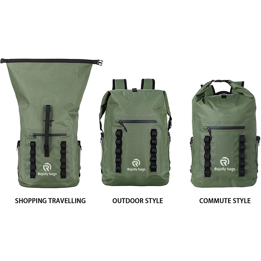 Waterproof Backpack Sack Roll-Top Closure Dry Bag Lightweight for Kayaking, Rafting, Beach, Boating, Swimming, Camping, Hiking, Fishing Dry Backpack