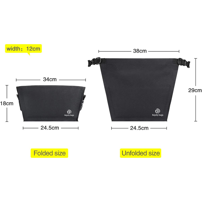 Waterproof 4L Bicycle Front Bag Handbag Shoulder Bag for Cycling Commuting Traveling Bicycle Bag