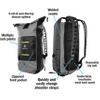 Lightweight 30L Waterproof Commuter Dry Bag Backpack with Breathable Silicone Shoulder Straps Bag